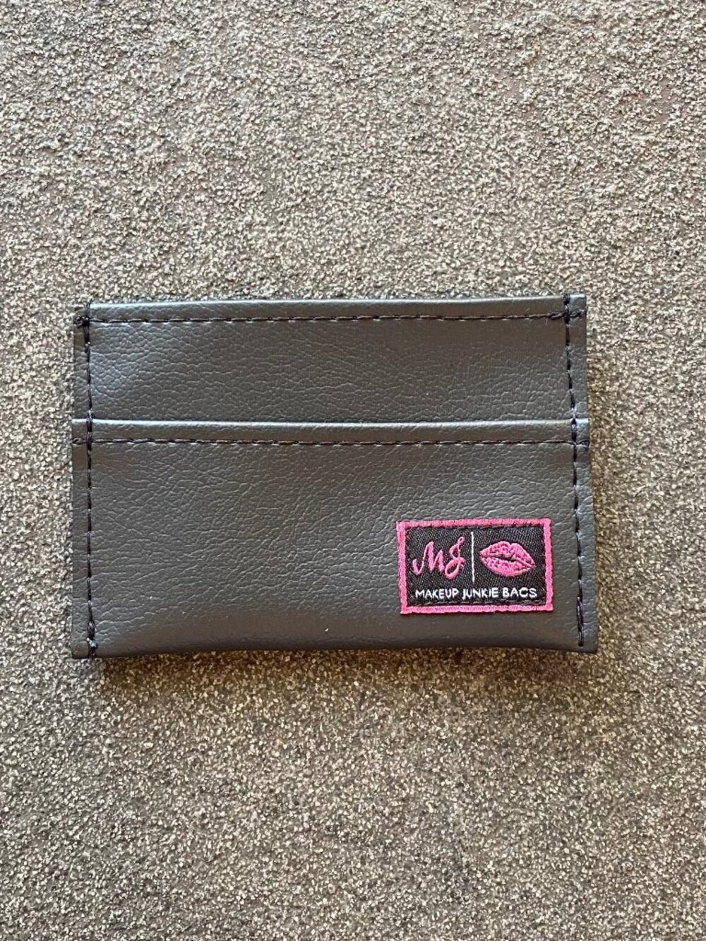 Makeup Junkie Game Day Card Holder - Charcoal